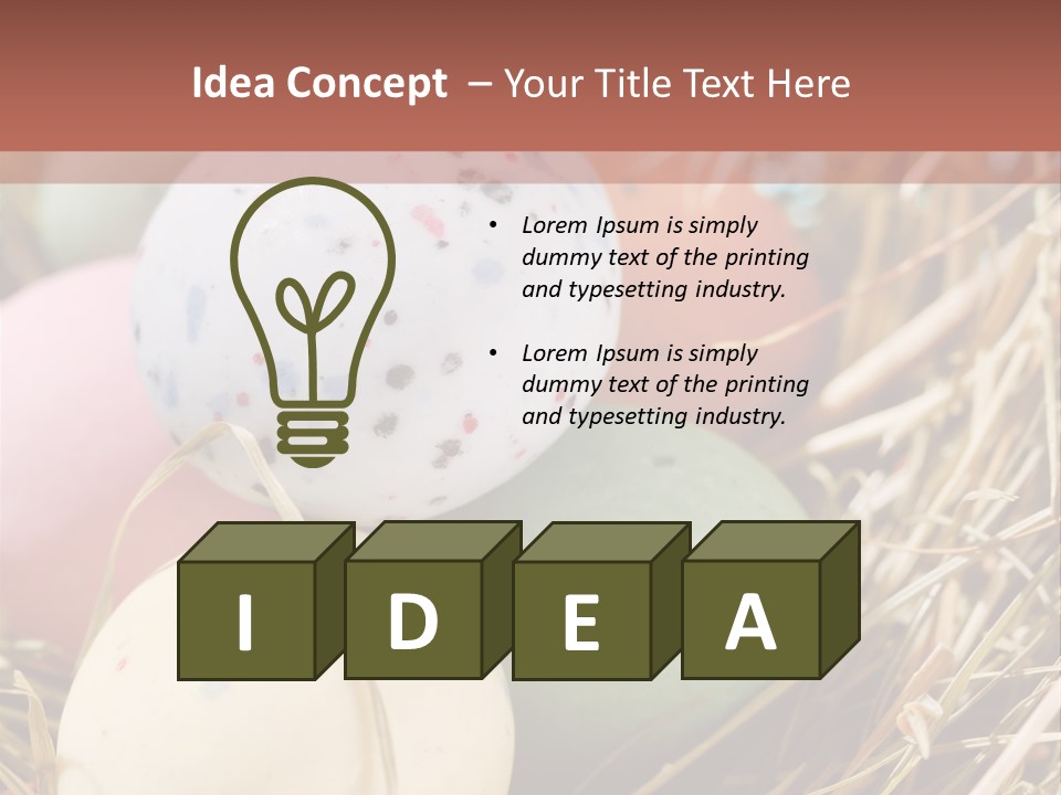 Gift Colorful Junk PowerPoint Template