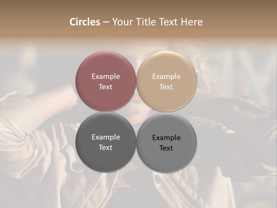 Outdoors Old Leather PowerPoint Template