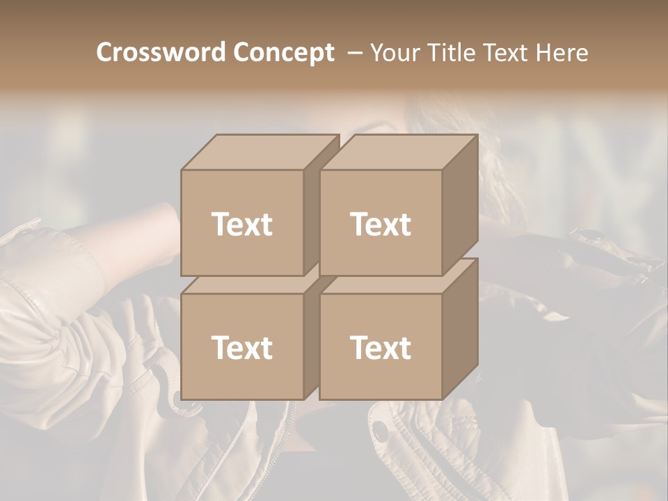 Outdoors Old Leather PowerPoint Template