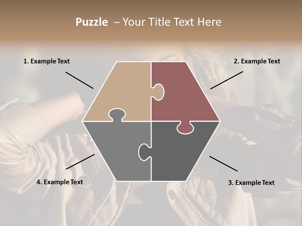 Outdoors Old Leather PowerPoint Template