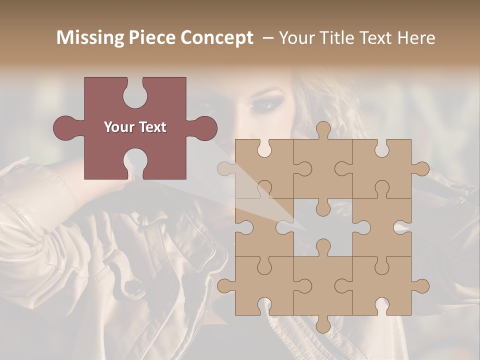 Outdoors Old Leather PowerPoint Template