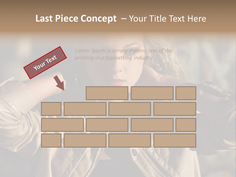 Outdoors Old Leather PowerPoint Template