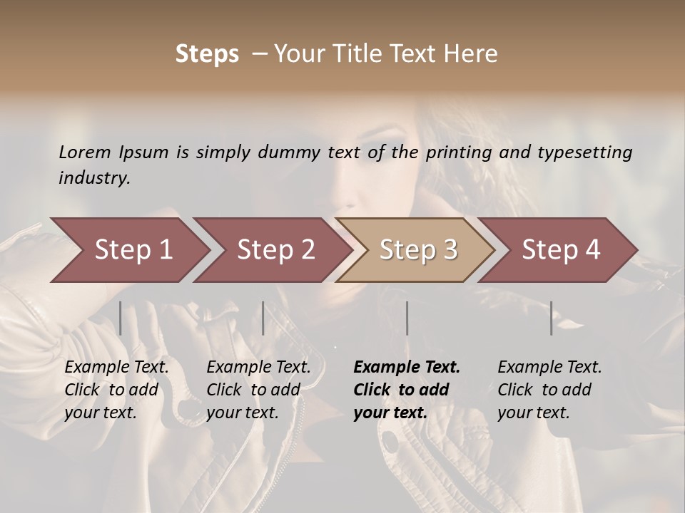 Outdoors Old Leather PowerPoint Template