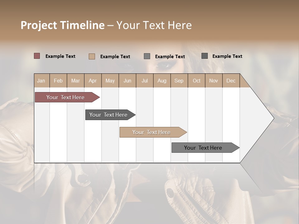 Outdoors Old Leather PowerPoint Template
