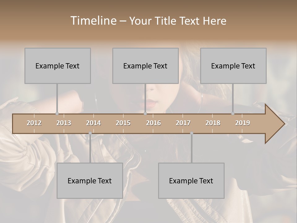 Outdoors Old Leather PowerPoint Template