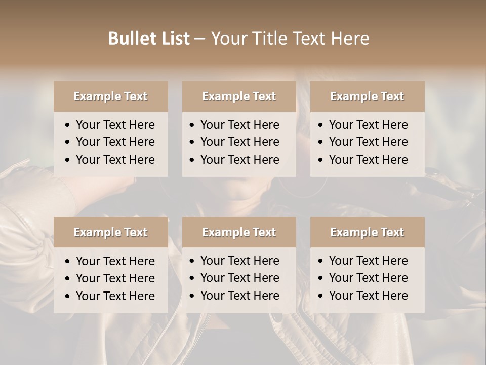 Outdoors Old Leather PowerPoint Template