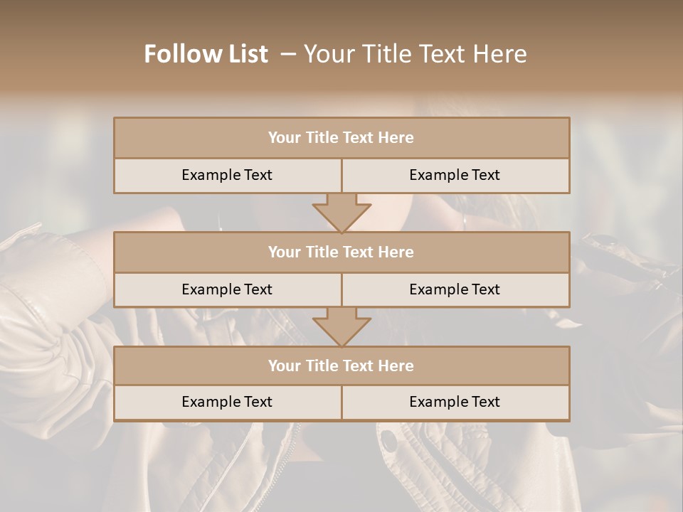 Outdoors Old Leather PowerPoint Template