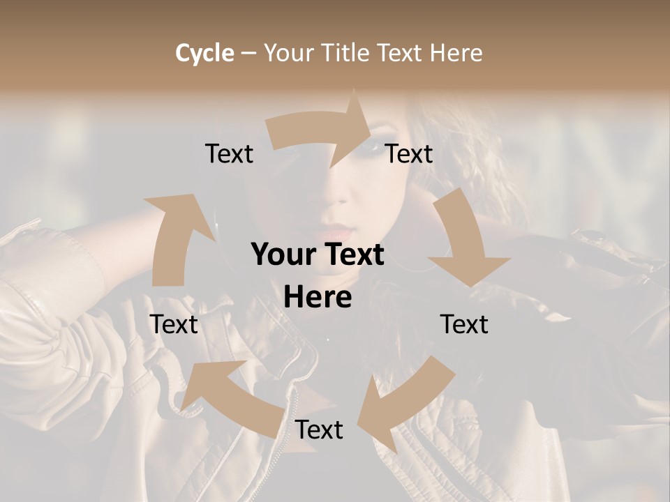 Outdoors Old Leather PowerPoint Template