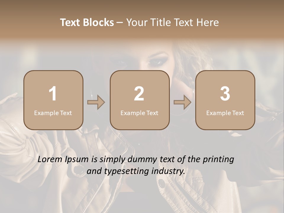 Outdoors Old Leather PowerPoint Template