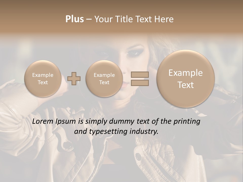 Outdoors Old Leather PowerPoint Template