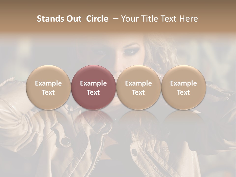 Outdoors Old Leather PowerPoint Template