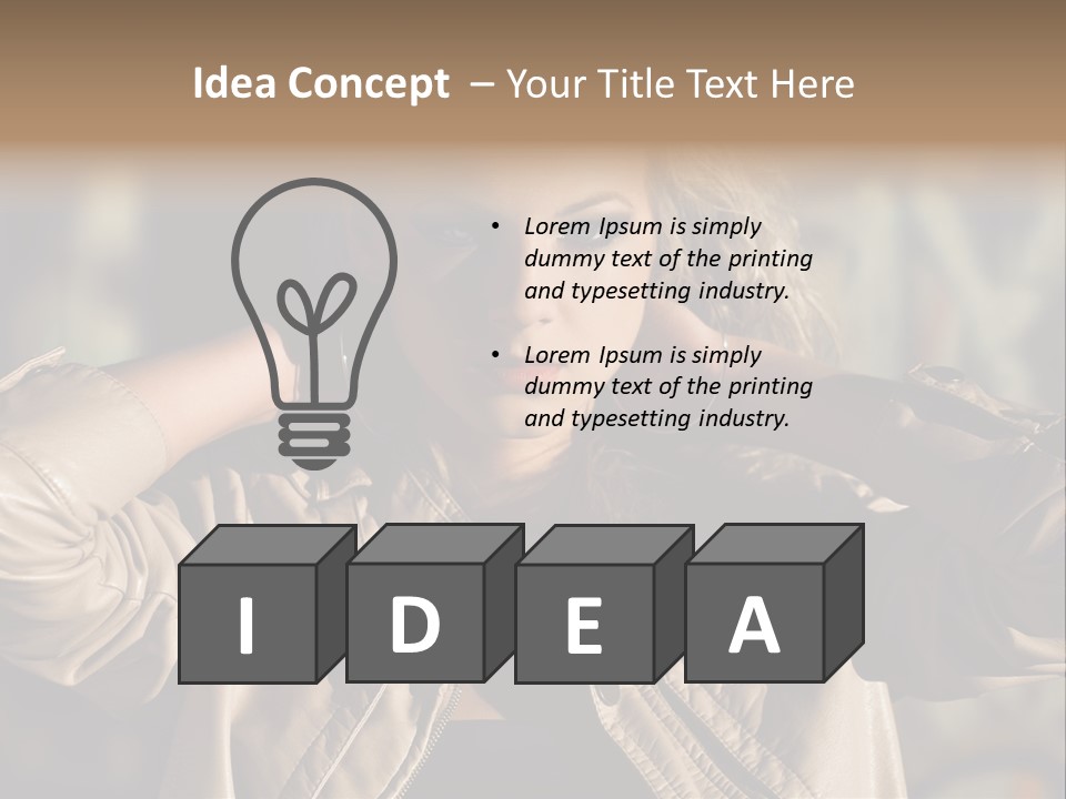 Outdoors Old Leather PowerPoint Template