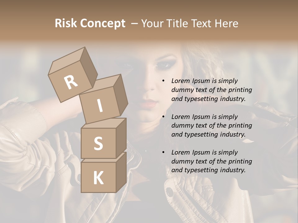 Outdoors Old Leather PowerPoint Template