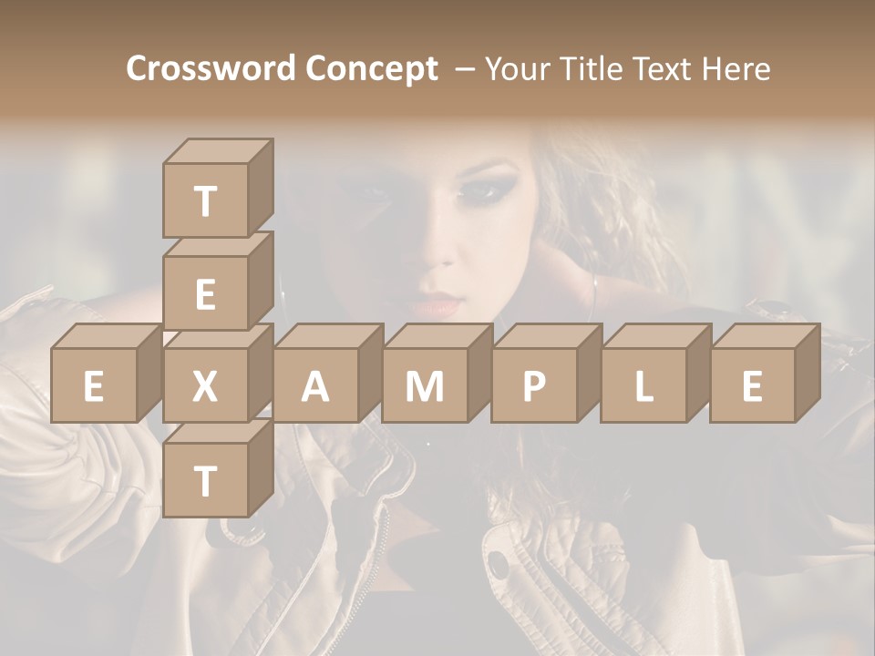 Outdoors Old Leather PowerPoint Template