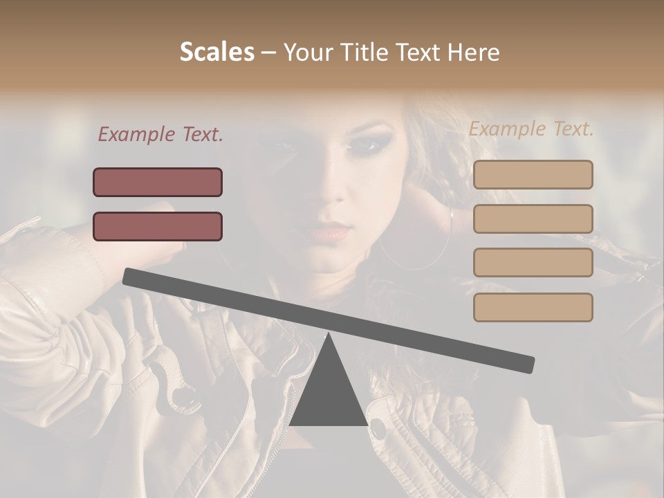 Outdoors Old Leather PowerPoint Template