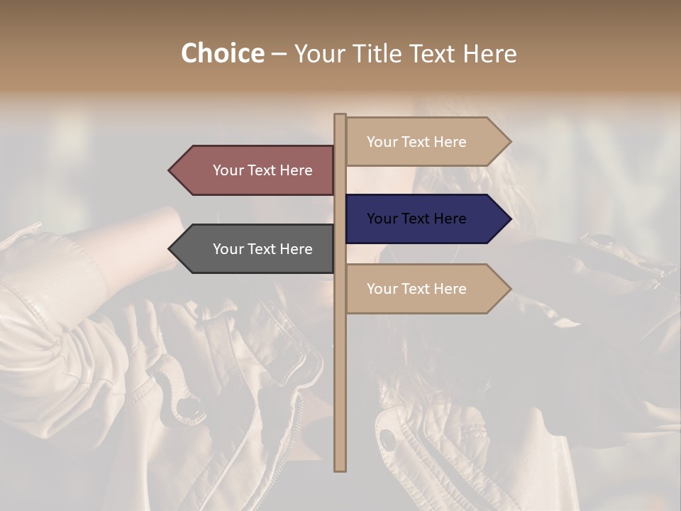 Outdoors Old Leather PowerPoint Template