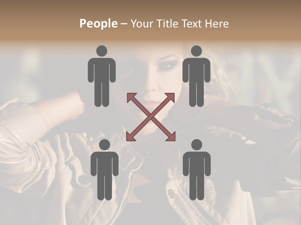 Outdoors Old Leather PowerPoint Template