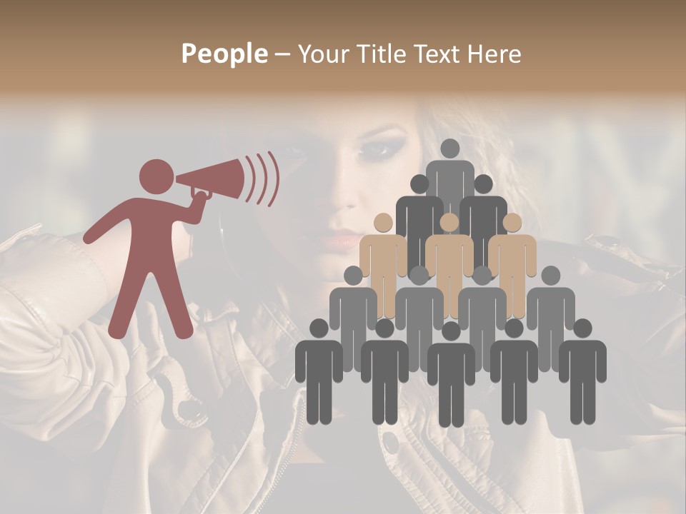 Outdoors Old Leather PowerPoint Template