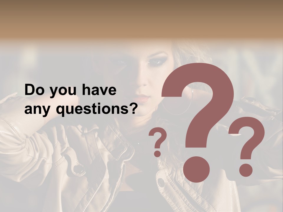 Outdoors Old Leather PowerPoint Template