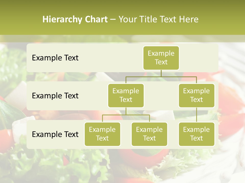 Plate Salad Greek Olives PowerPoint Template