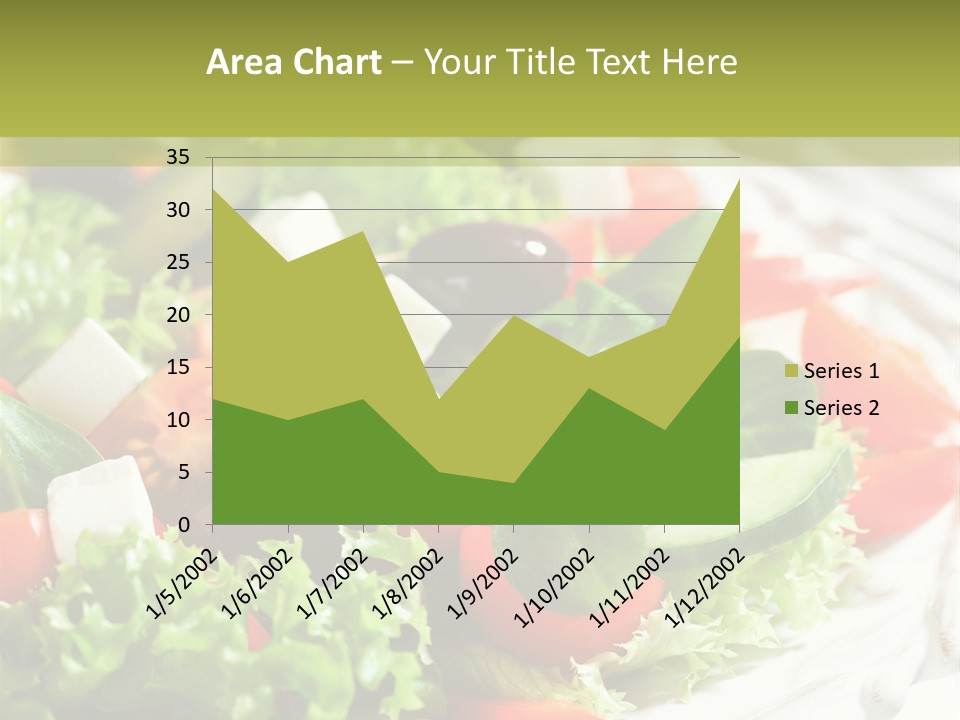 Plate Salad Greek Olives PowerPoint Template