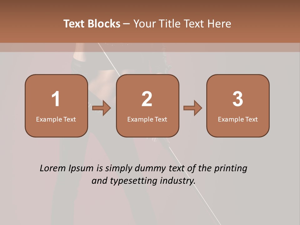 Musical Singer Star PowerPoint Template