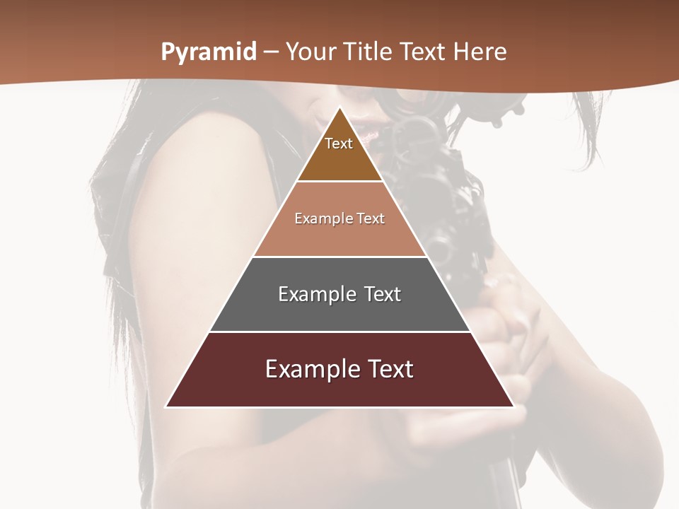 Girl Lingerie Actress PowerPoint Template