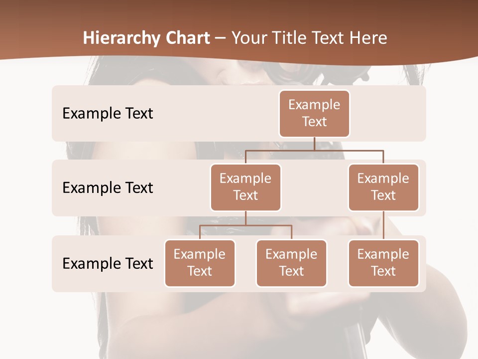 Girl Lingerie Actress PowerPoint Template