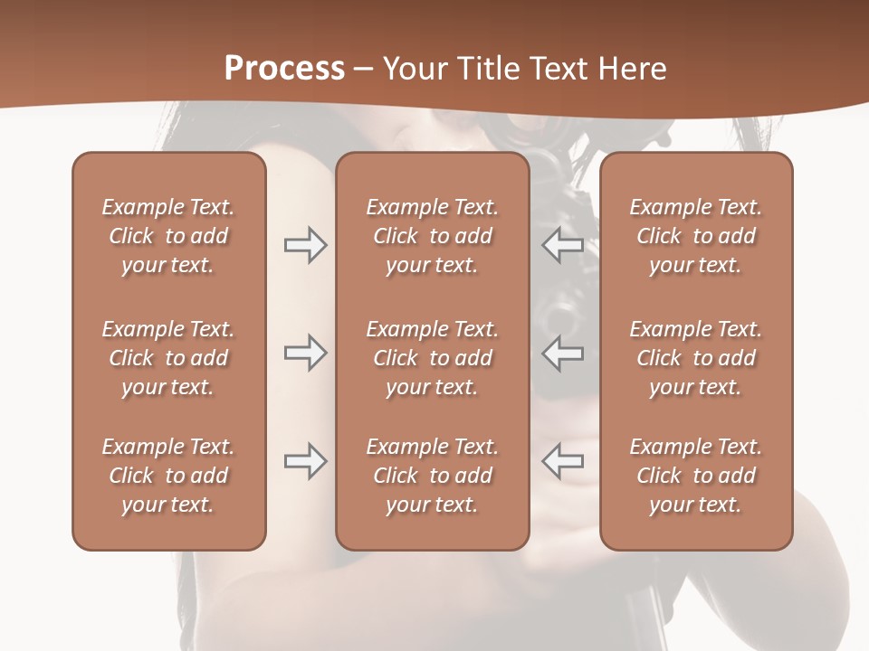Girl Lingerie Actress PowerPoint Template