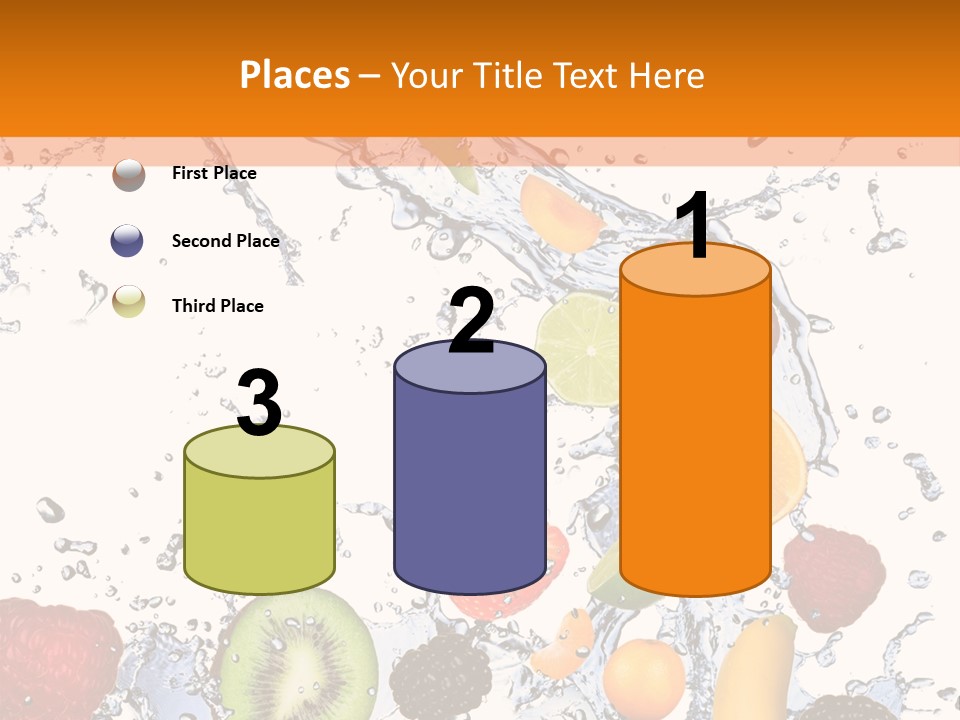 Color Macro Falling PowerPoint Template
