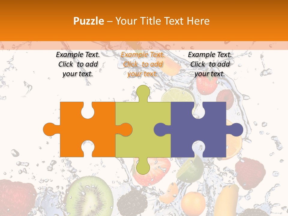 Color Macro Falling PowerPoint Template