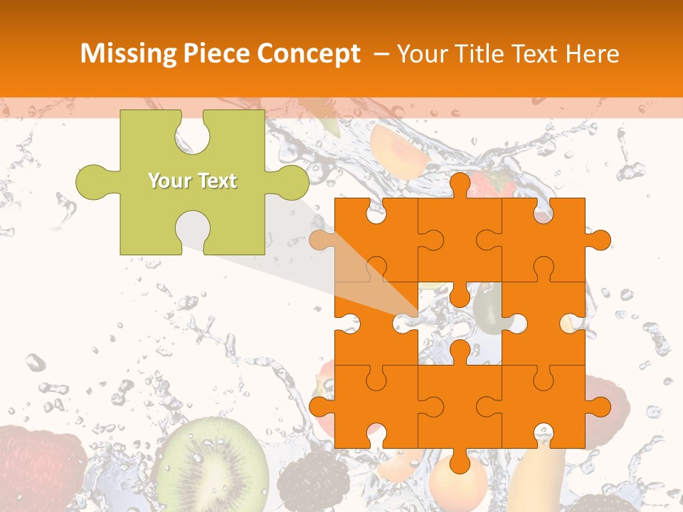 Color Macro Falling PowerPoint Template