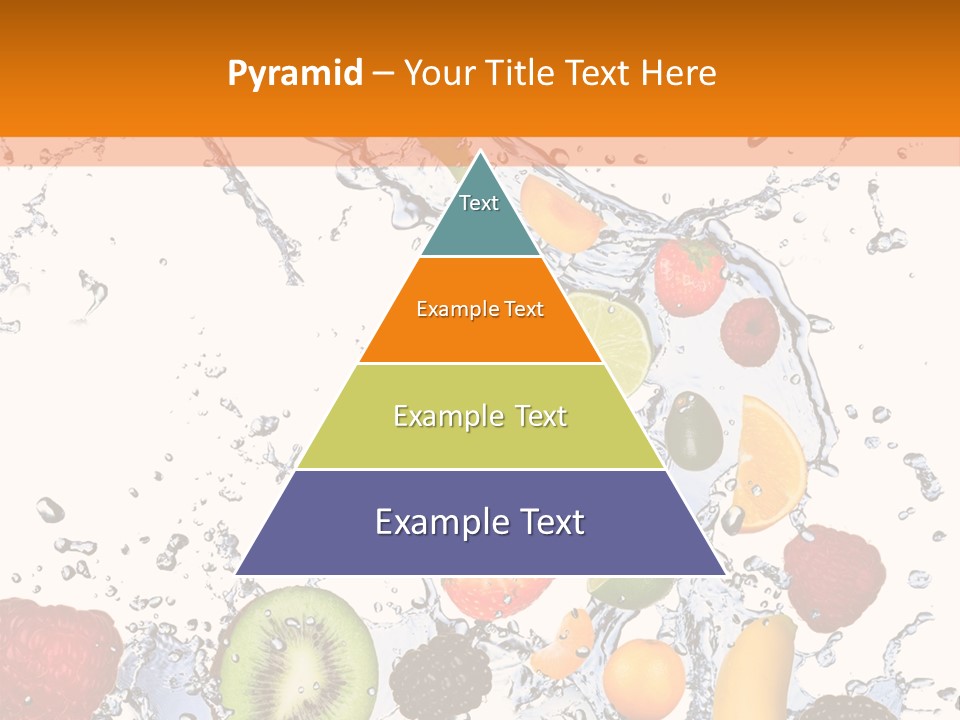 Color Macro Falling PowerPoint Template