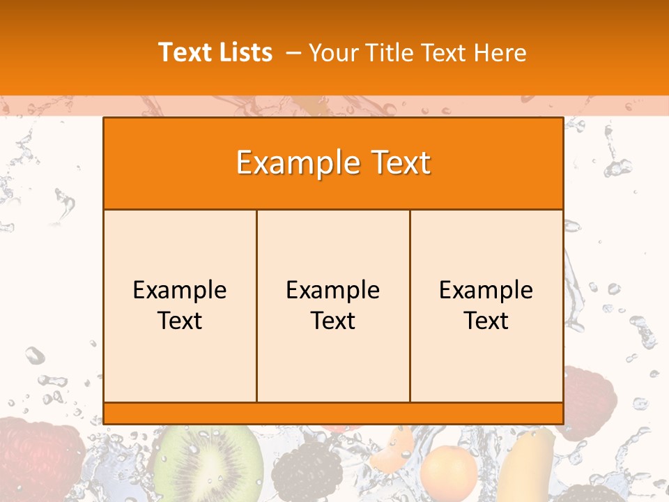 Color Macro Falling PowerPoint Template