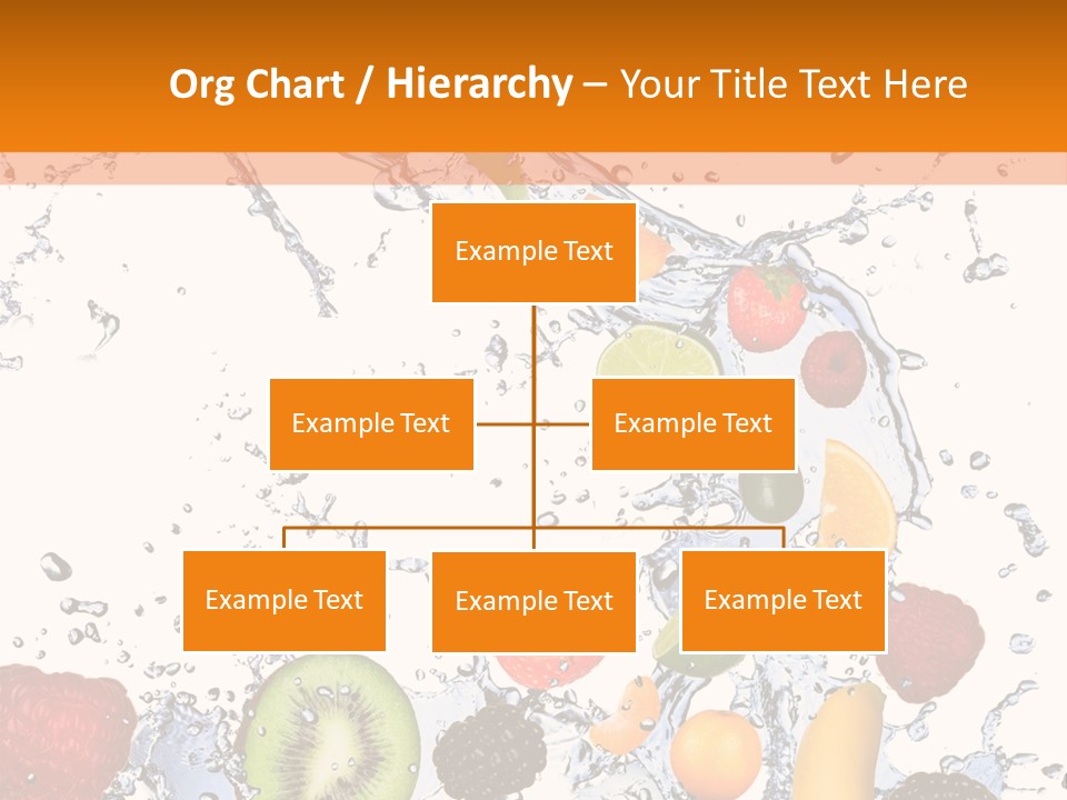 Color Macro Falling PowerPoint Template
