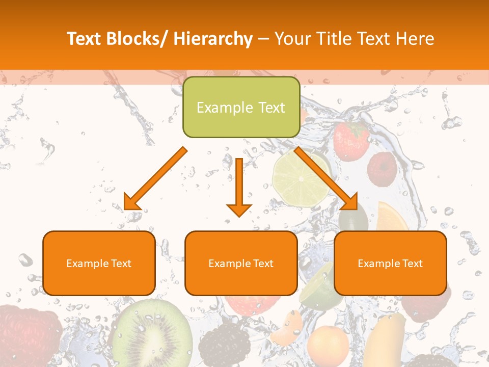 Color Macro Falling PowerPoint Template