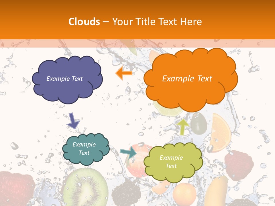 Color Macro Falling PowerPoint Template