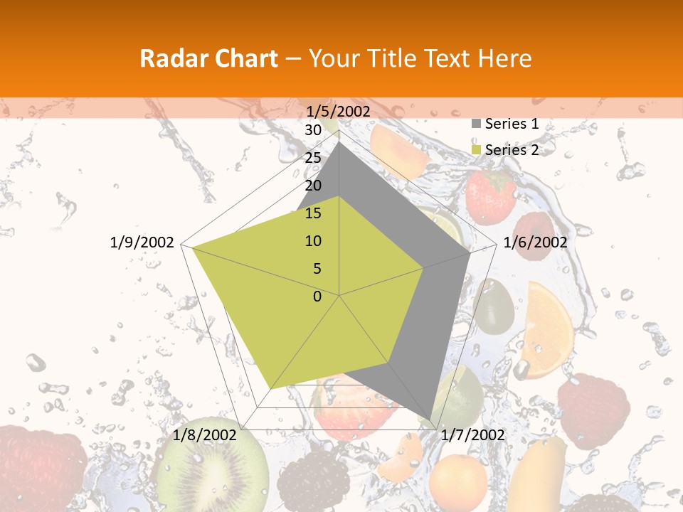 Color Macro Falling PowerPoint Template