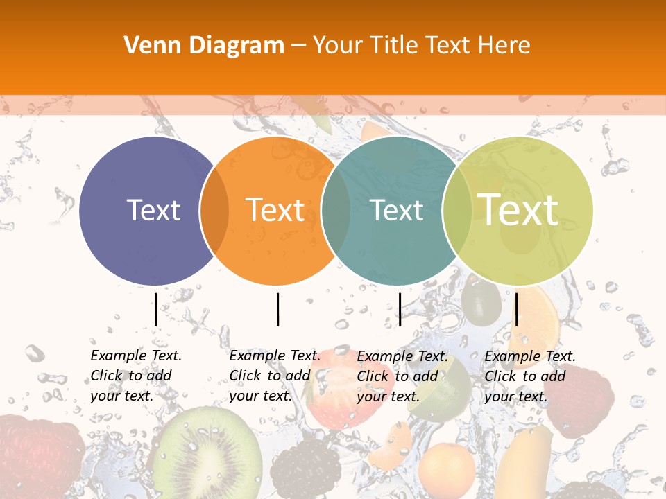 Color Macro Falling PowerPoint Template