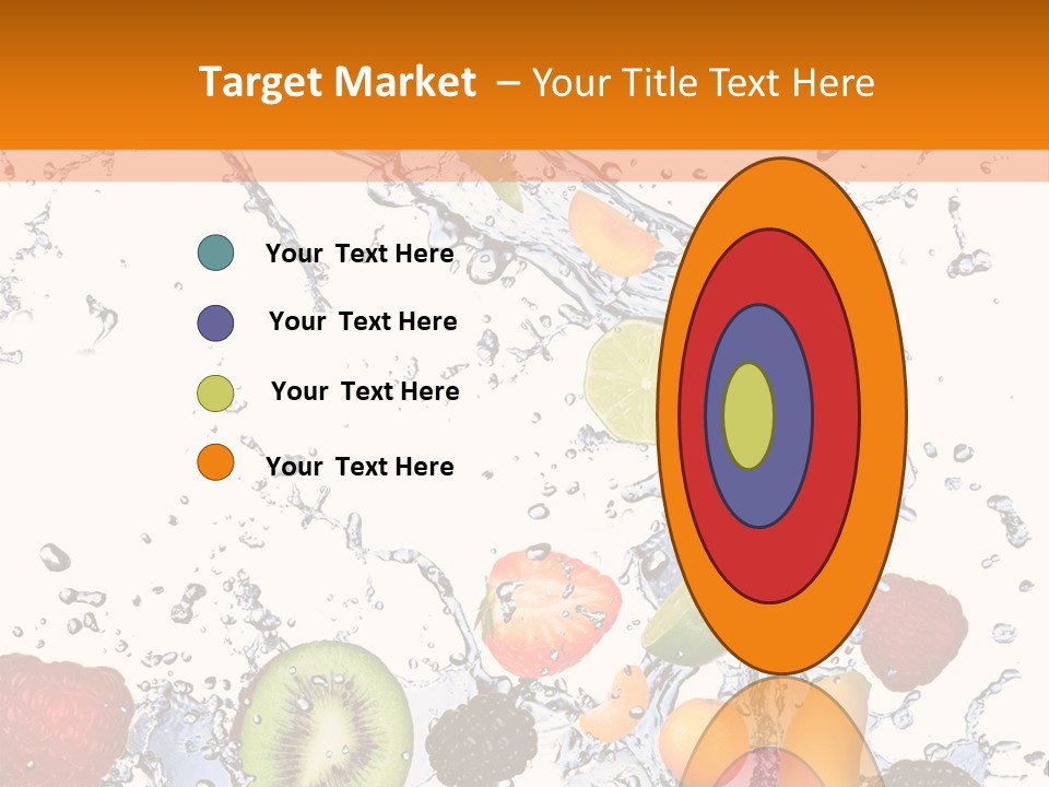 Color Macro Falling PowerPoint Template