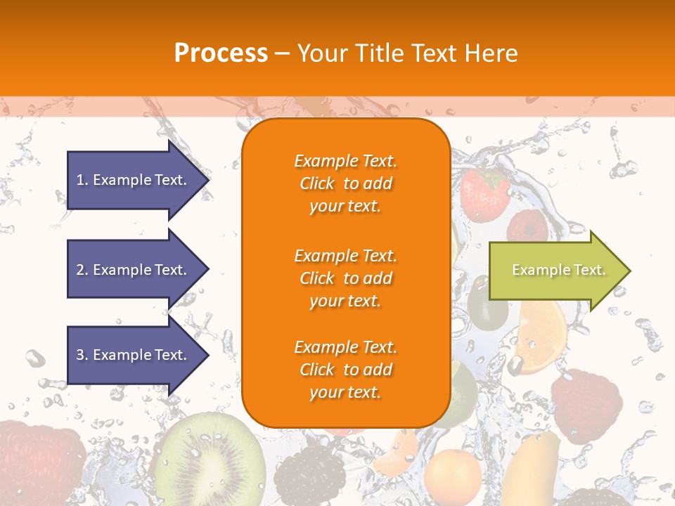 Color Macro Falling PowerPoint Template