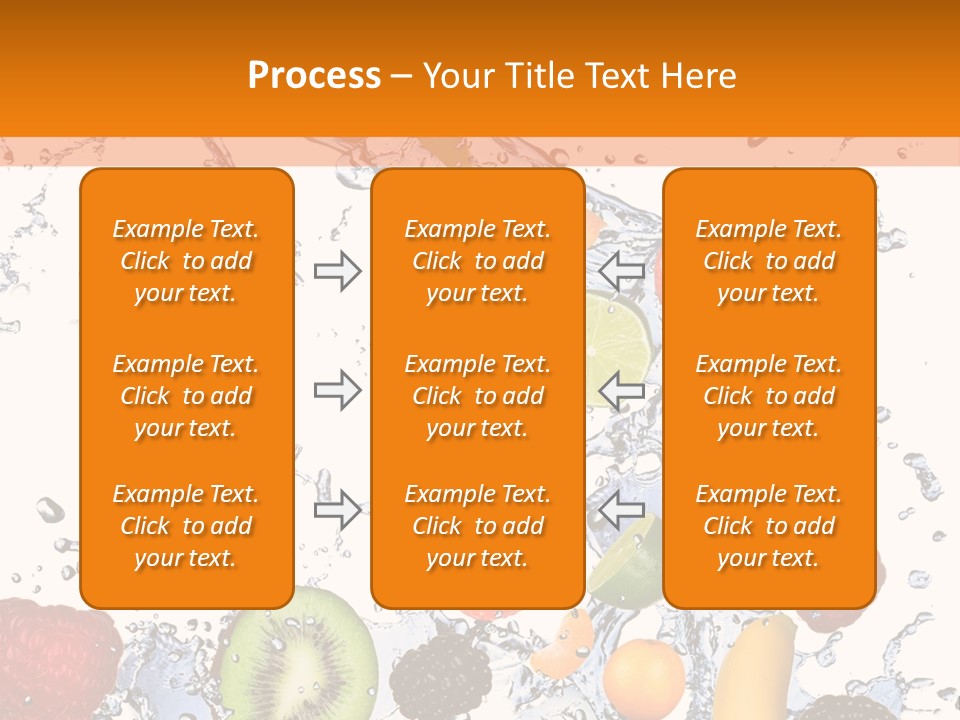 Color Macro Falling PowerPoint Template