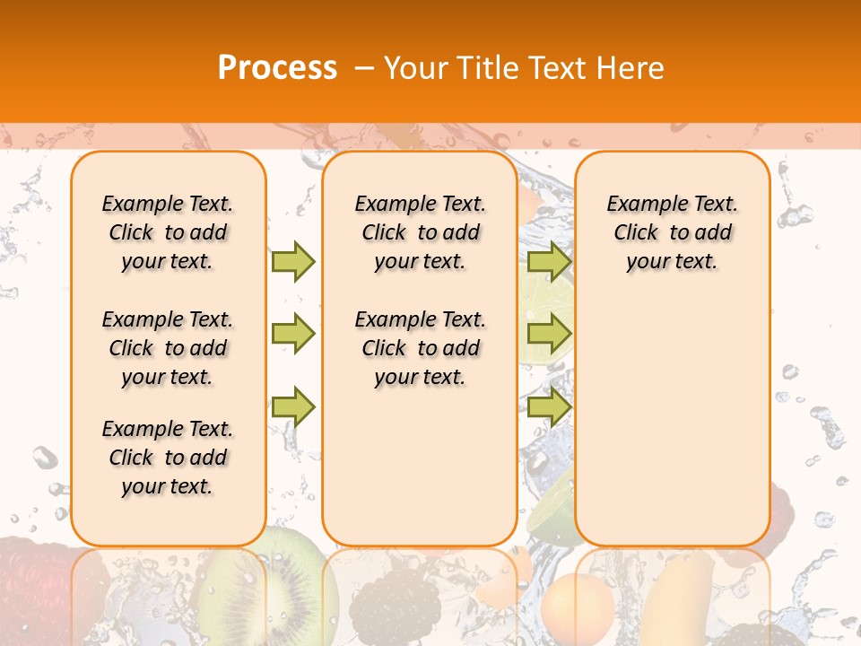 Color Macro Falling PowerPoint Template