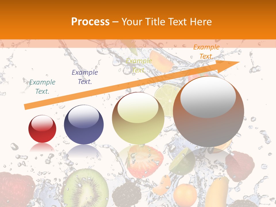 Color Macro Falling PowerPoint Template