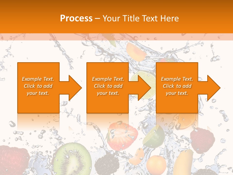 Color Macro Falling PowerPoint Template