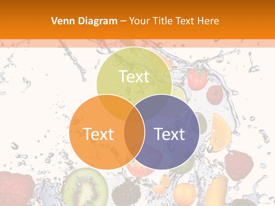 Color Macro Falling PowerPoint Template