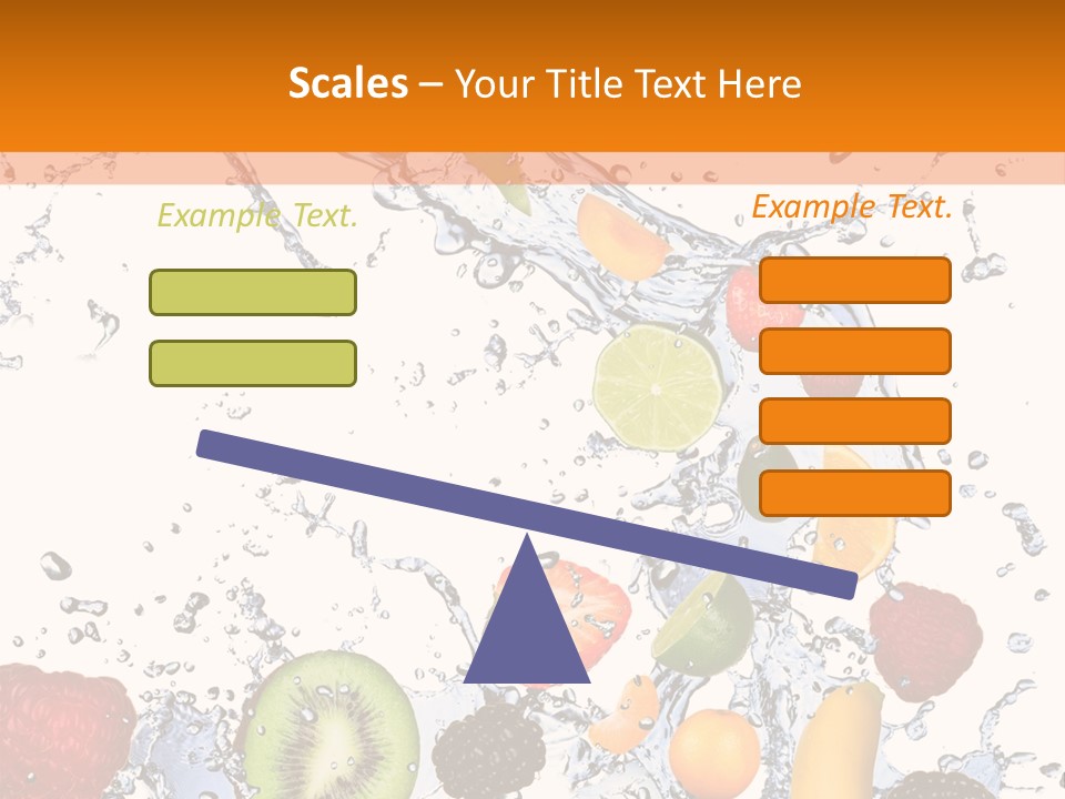 Color Macro Falling PowerPoint Template