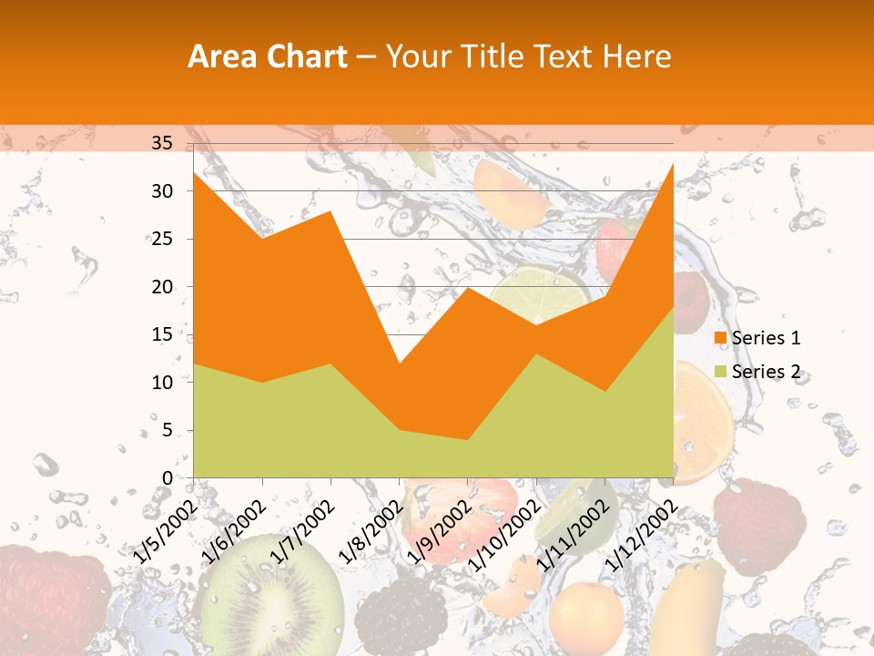 Color Macro Falling PowerPoint Template