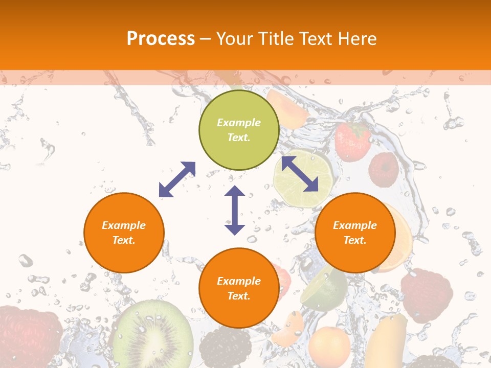 Color Macro Falling PowerPoint Template