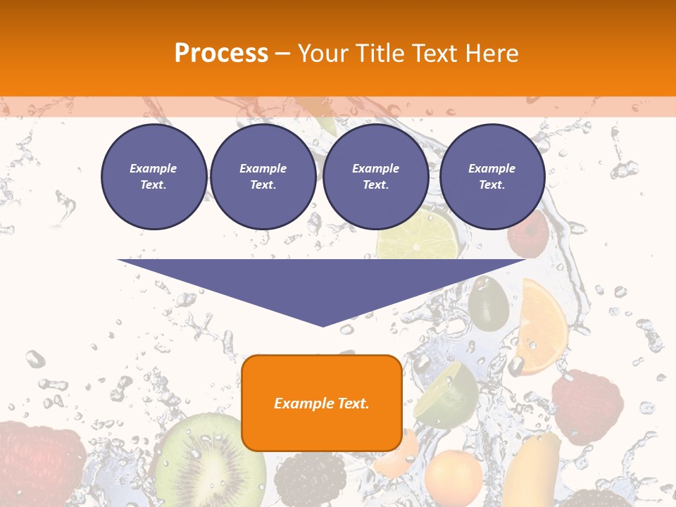Color Macro Falling PowerPoint Template